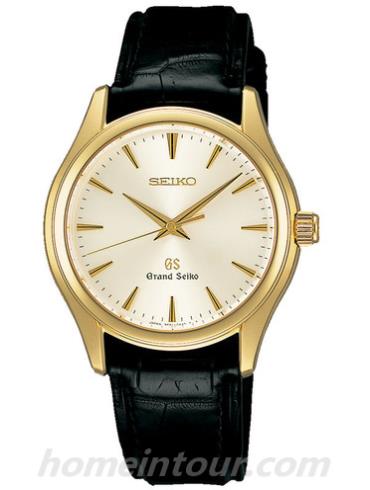 精工SBGX038男表Grand Seiko系列-黑色表带/表径40.5mm x 35.5mm x 10mm