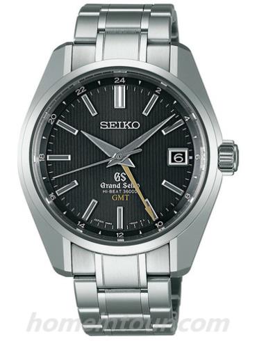 精工SBGJ013男表Grand Seiko系列-银色表带/表径46.2mm x 40mm x 14mm