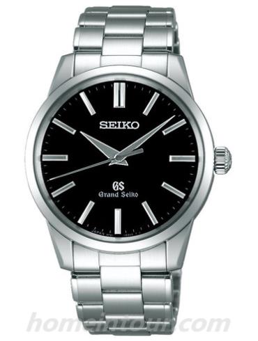 精工SBGX121男表Grand Seiko系列-银色表带/表径37.1mm