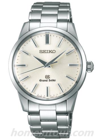 精工SBGX119男表Grand Seiko系列-银色表带/表径37.1mm