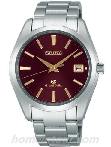 精工SBGV027男表Grand Seiko系列-银色表带/表径40mm