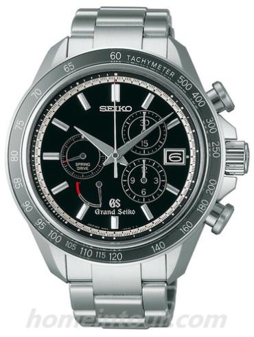 精工SBGB003男表Grand Seiko系列-银色表带/表径44mm