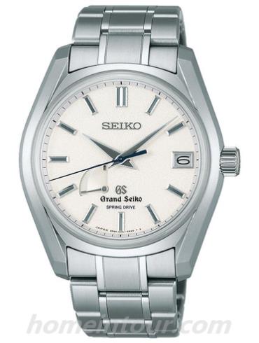 精工SBGA125男表Grand Seiko系列-银色表带/表径40mm