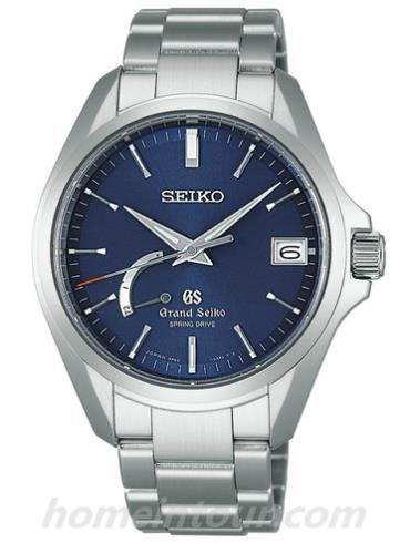 精工SBGA075男表Grand Seiko系列-蓝色表带/表径39mm