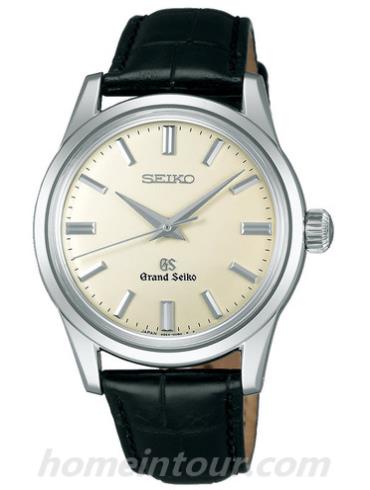 精工SBGW031男表Grand Seiko系列-黑色表带/表径37.3mm