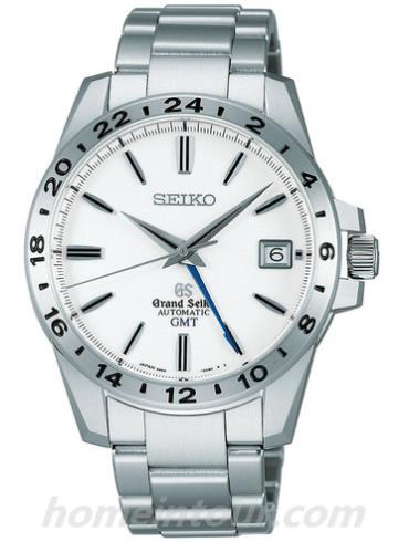 精工SBGM025男表Grand Seiko系列-银色表带/表径39.4mm