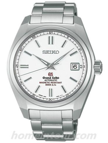 精工SBGR077男表Grand Seiko系列-银色表带/表径39.4mm