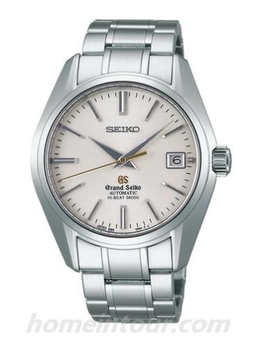 精工SBGH047男表Grand Seiko系列-银色表带/表径40.2mm