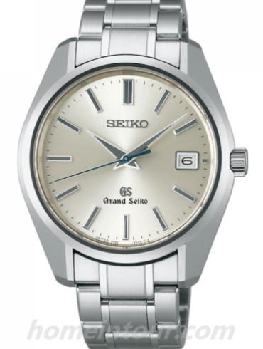 精工SBGV005G男表Grand Seiko系列-银色表带/表径40mm