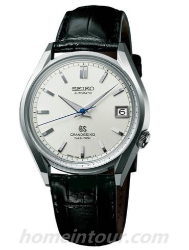 精工SBGR091男表Grand Seiko系列-黑色表带/表径37.6mm