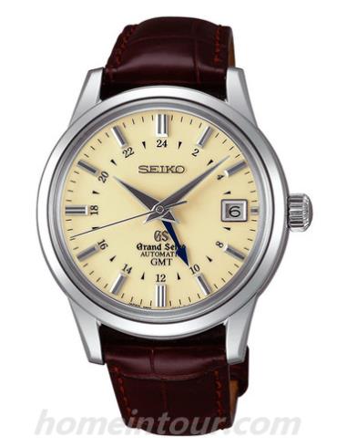 精工SBGM021G男表Grand Seiko系列-棕色表带/表径&#8211;