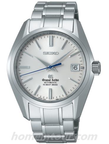 精工SBGH001G男表Grand Seiko系列-银色表带/表径40mm